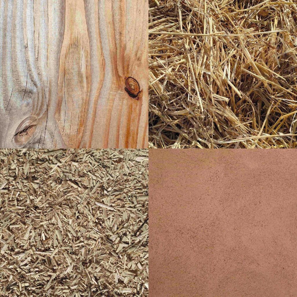 Matériaux biosourcés et géosourcés : bois, paille, terre, chanvre