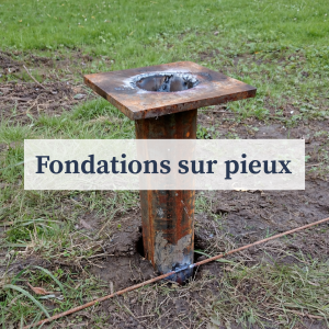 Fondations pieux acier vissés